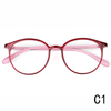 2024 HD Anti-Blue Light Flexible Lightweight Reading Glasses Unisex PC Frame Oval Diamond Fashionable Women's Reading Glasses