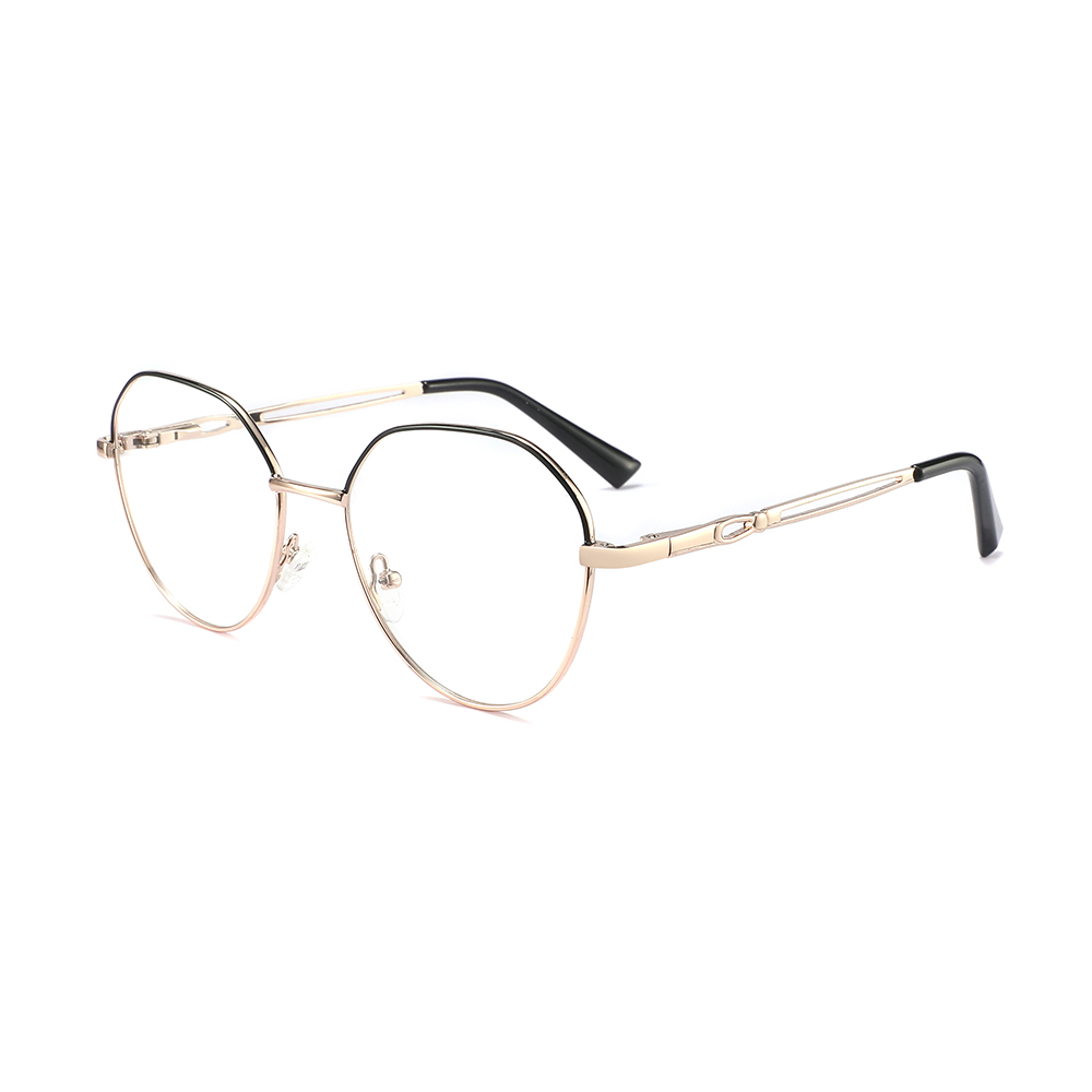 Designer Cat Eye Eyeglasses Metal Optical Frames Spectacle Trendy Eyewear