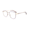 Designer Spectacle Trendy Eyewear Cat Eye Eyeglasses Metal Optical Frames