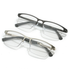 Anti-blue multi-focus color-changing male HD reading mirror photochromic color-changing metal reading glasses for men