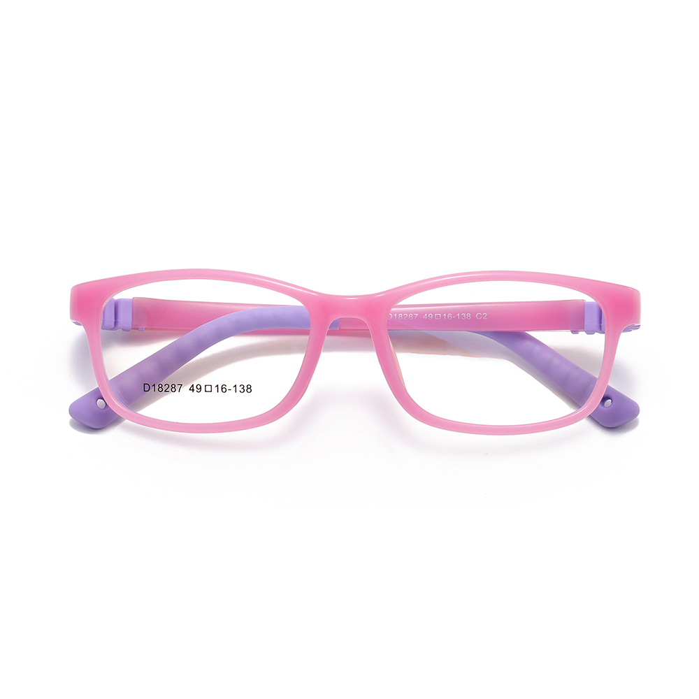 Girls Boys Photochromic Glasses Frames Kids Optical Glass Frame with Strips