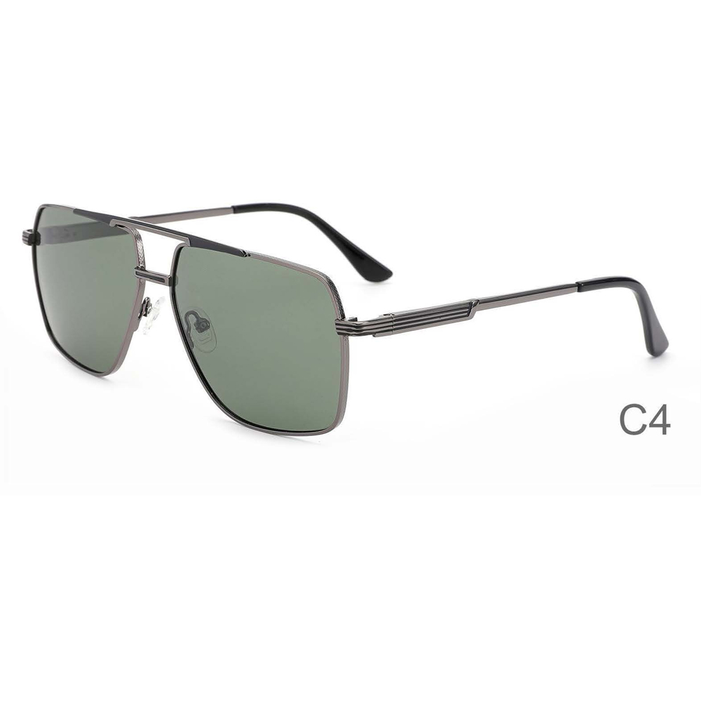 DILICN new irregular sunglasses men's polarized glasses fashion trend double bridge sunglasses