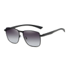 Fashionable new TR90 polarized sunglasses men's single bridge square style two-color sunglasses
