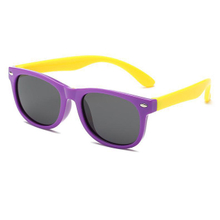 Silicone children's sunglasses for boys and girls trendy cartoon color fashion sunglasses
