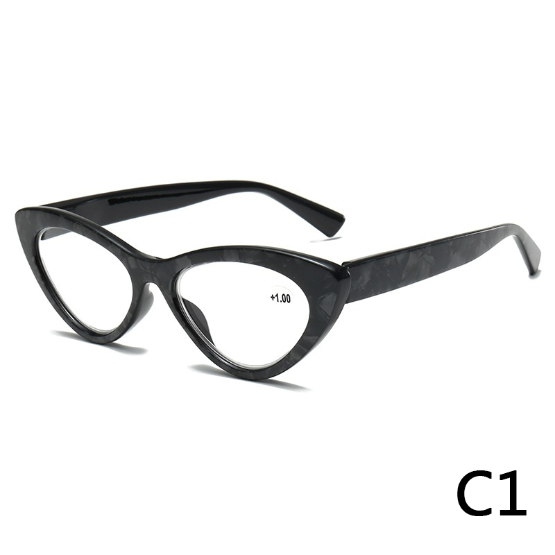 2024 New cat-eye butterfly frame PC+AC fashion reading glasses