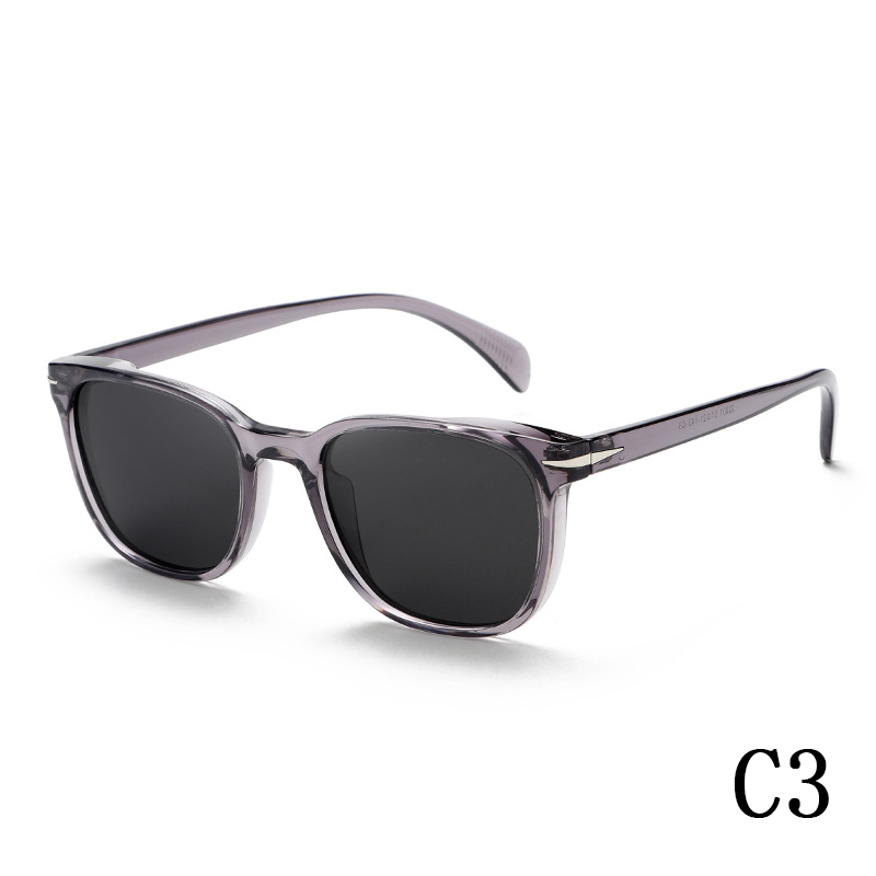 2024 New fashion square frame hot polarized sunglasses for men and women