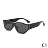 2024 Stylish High Quality Sunglasses with Curved Sides New Unisex Trending Fashion Glasses
