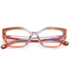 DILICN's new TR90 and CP optical frames are made in colorful colors, fashionable women's optical glasses, polygonal frames