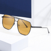 Unisex Sunglasses Competitive Price Double Bridge Metal Polarized Sunglasses Men