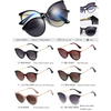 DILICN New Magnetic Clip Opticalframes, Polarized Lenses, Anti-Blue Light opticalframes Fashion Glasses TR and Metal Materiale 95654 Small round frame trendy glasses