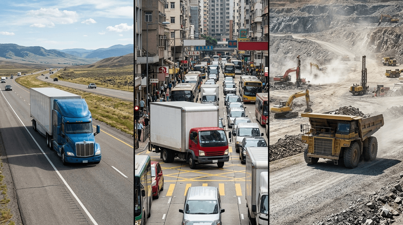 Toepassingen voor koelventilatoren voor zware vrachtwagens op snelwegen, stadsvloot en terreinomstandigheden