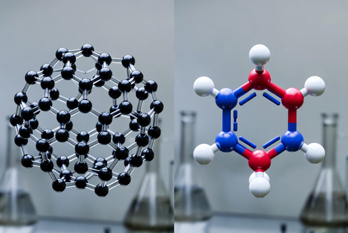 Fullerene C60 Versus Vitamin C Structure