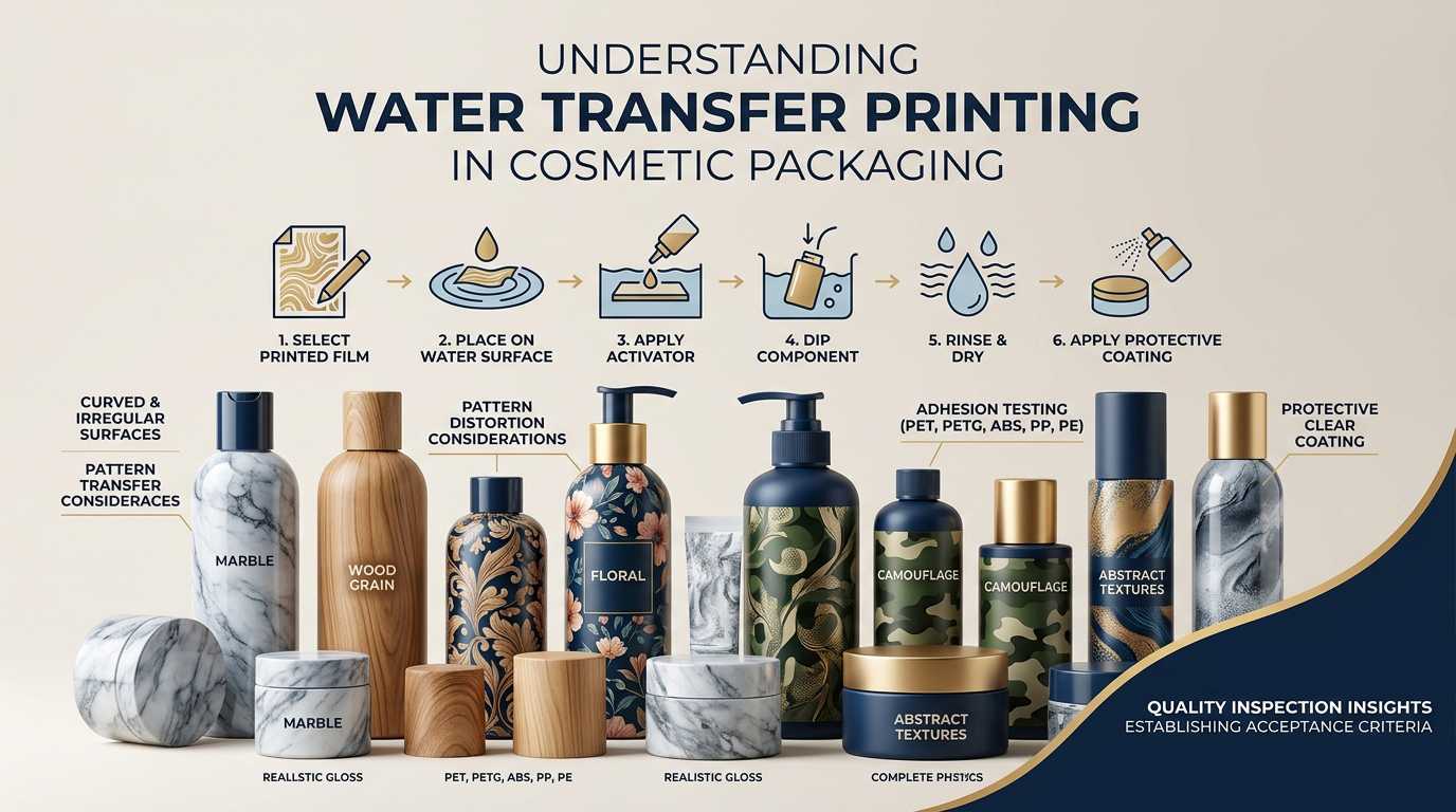 Impression Par Transfert D'eau Pour L'emballage Cosmétique: Processus, Avantages Et Limitations