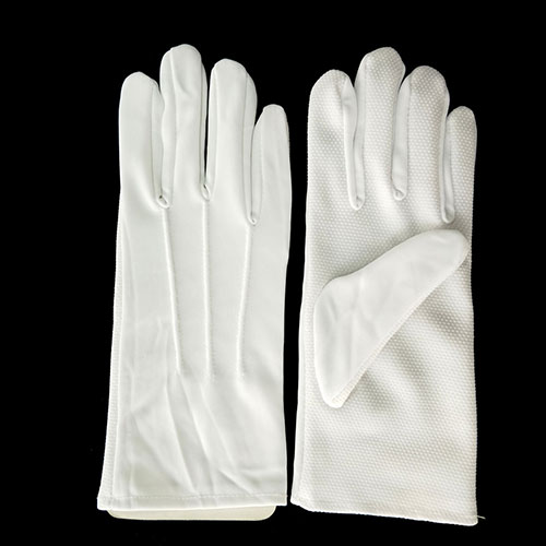 Polyester Parade Gloves with Grip Dotted Palm