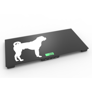 FCW-G 150kg animal weighing tempered glass pet scale weighing dog weighing cat Animal dog cat scale