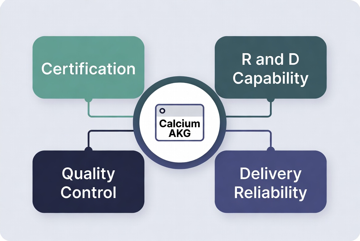 Calcium AKG Supplier Evaluation Framework