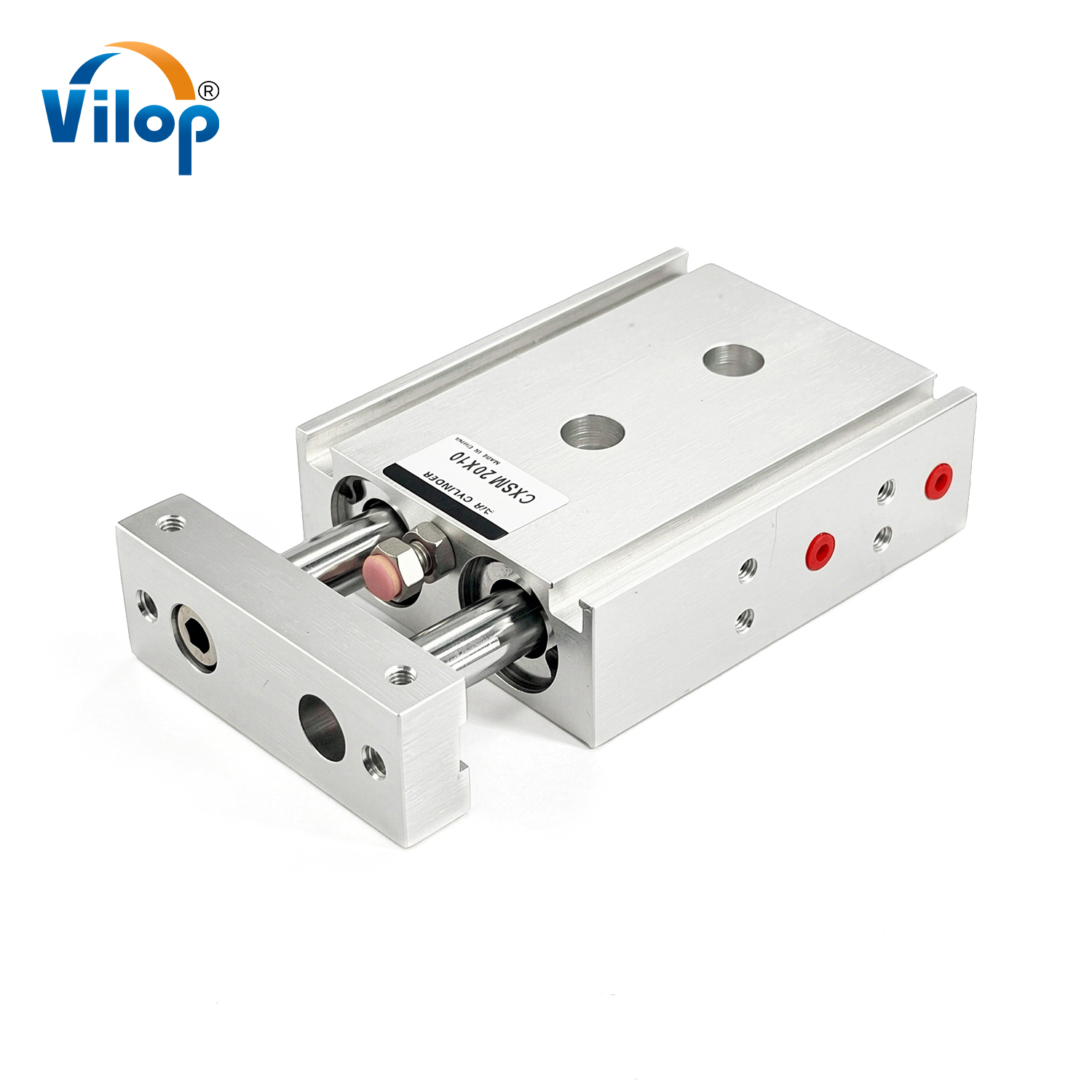 CXSM Series Bore Dual Rod Guide Cylinder 32mm Bore 6mm Guide Piston Pneumatic Power CXSW Dual Rod Cylinder Double Action Used