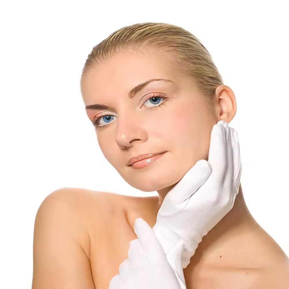 100% White Cotton Multi-Purpose Eczema Moisturizing Gloves