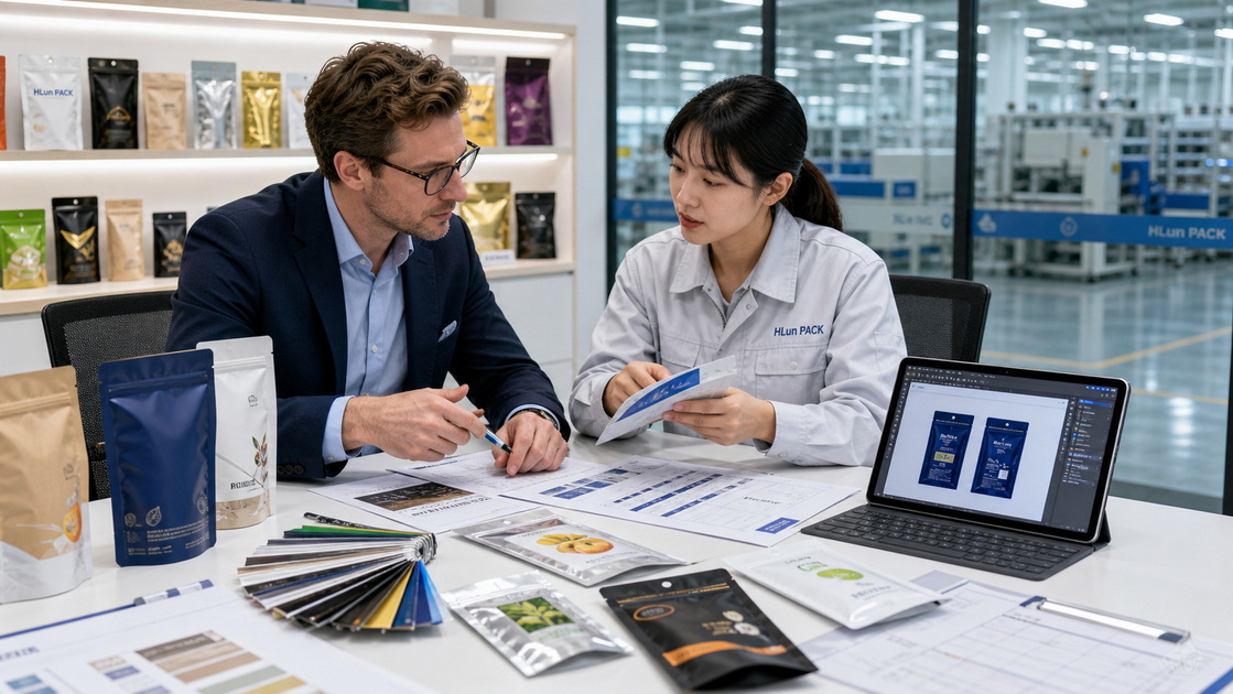 Vergadering over OEM-verpakkingsoplossingen