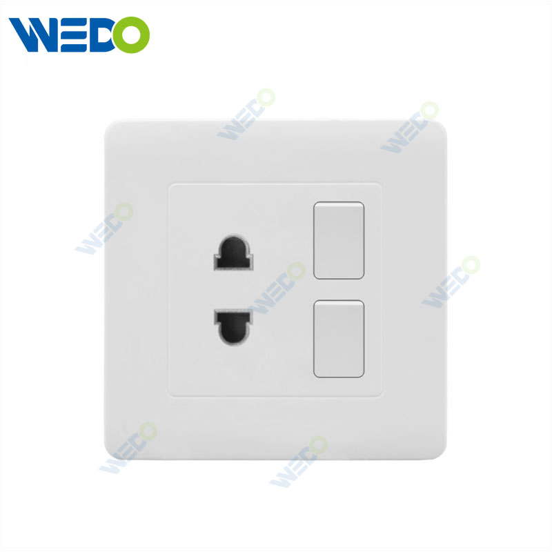 C50 Home Switches 2 G Switch 2 Pin Socket/ 2 G Swith And 2 G 2 Pin Socket White/gold/silver/brush Gold/wood/brush Silver