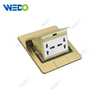 Customized Concealed Metal Pop Out Floor Socket Outlet Box with Universal Socket 