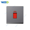ULTRA THIN A4 Series 45A Socket with neon (3*6) Different Color Different Style Fashion Design Wall Switch 