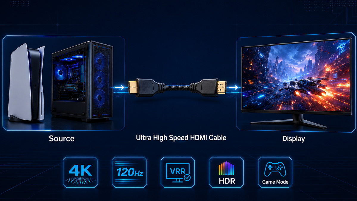 Cadeia de sinal de cabo HDMI