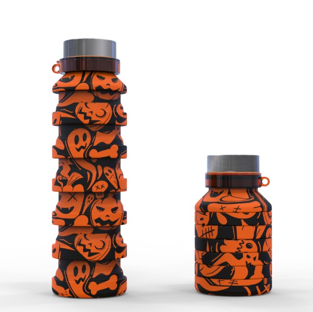 Halloween faltbare Silikon-Wasserflasche (2).jpg