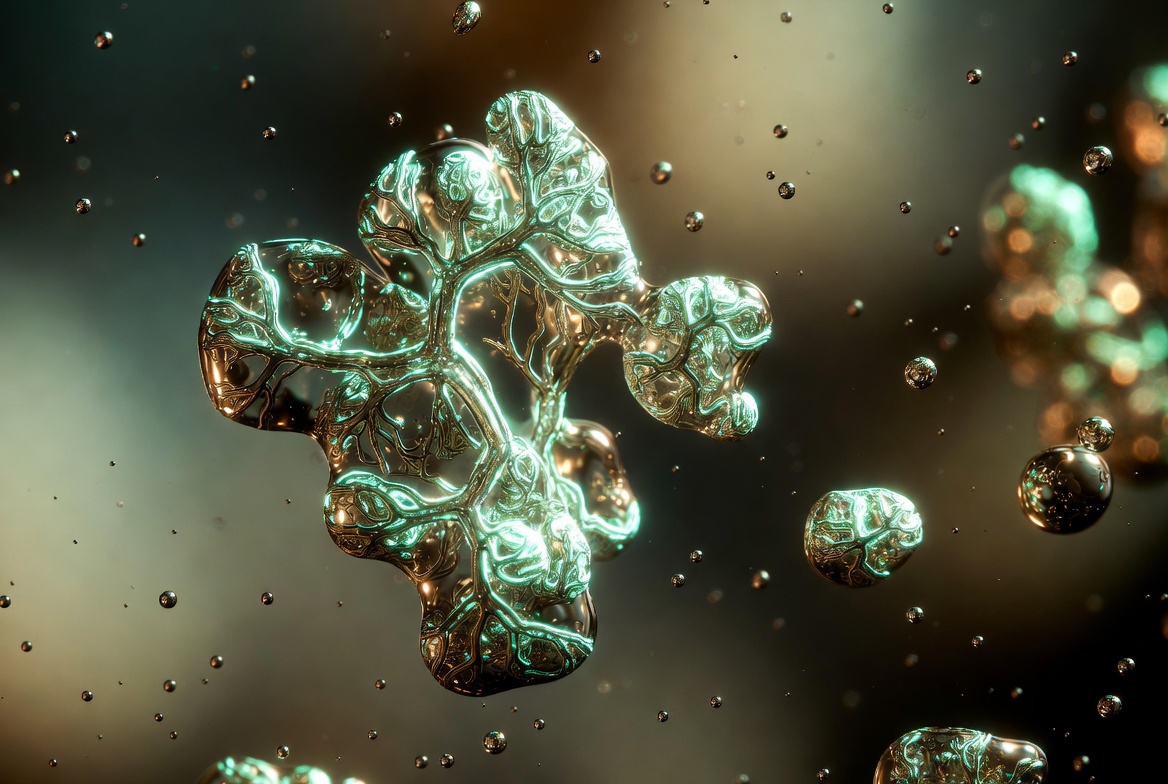 Botanical Fermentation Molecule Visual