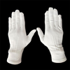 White Nylon Honor 3 Straps Butler Gloves