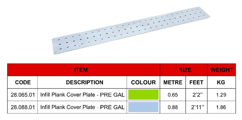 INFILL PLANK COVER PLATE