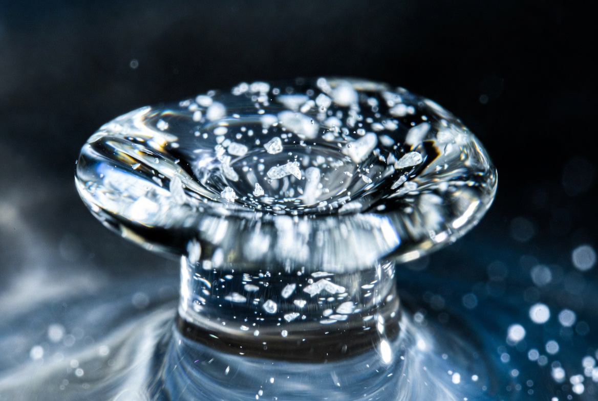 Water Droplet Mineral Visualization