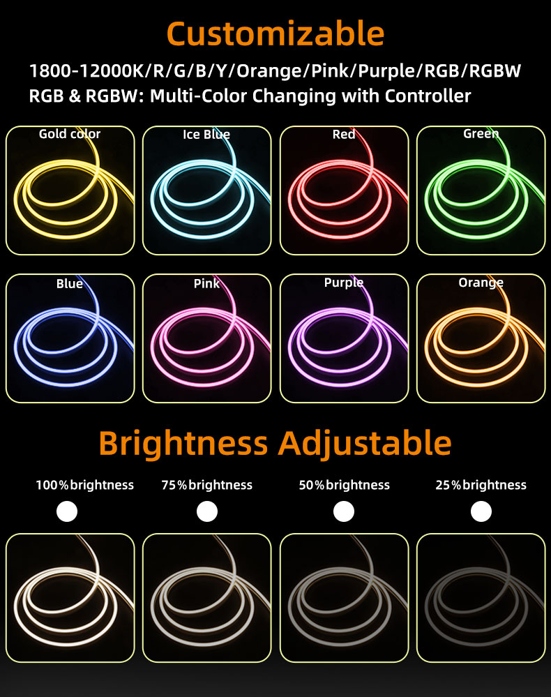 Verskillende kleure moontlik 