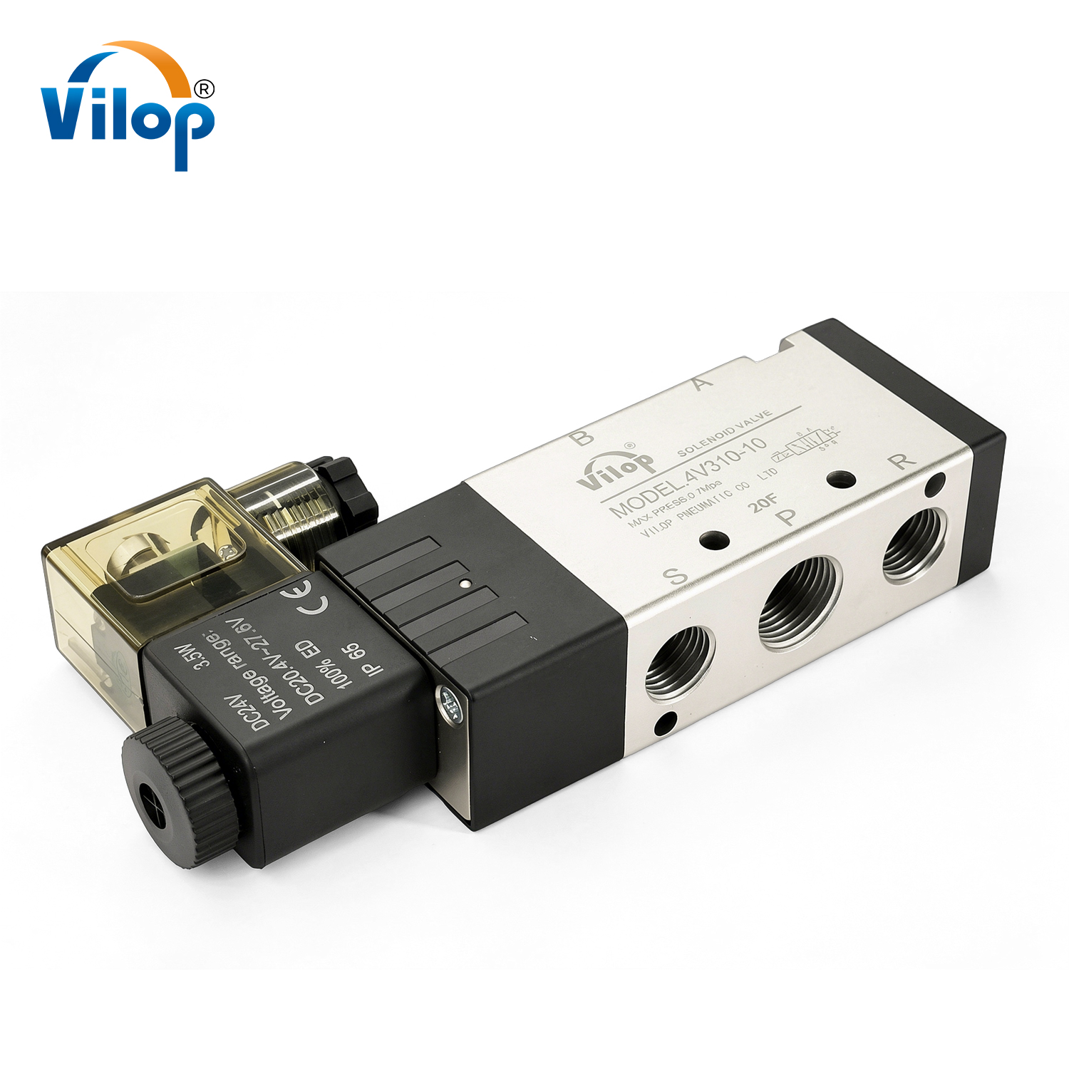 4V300 Series Solenoid Valve, Air Piloted Valve