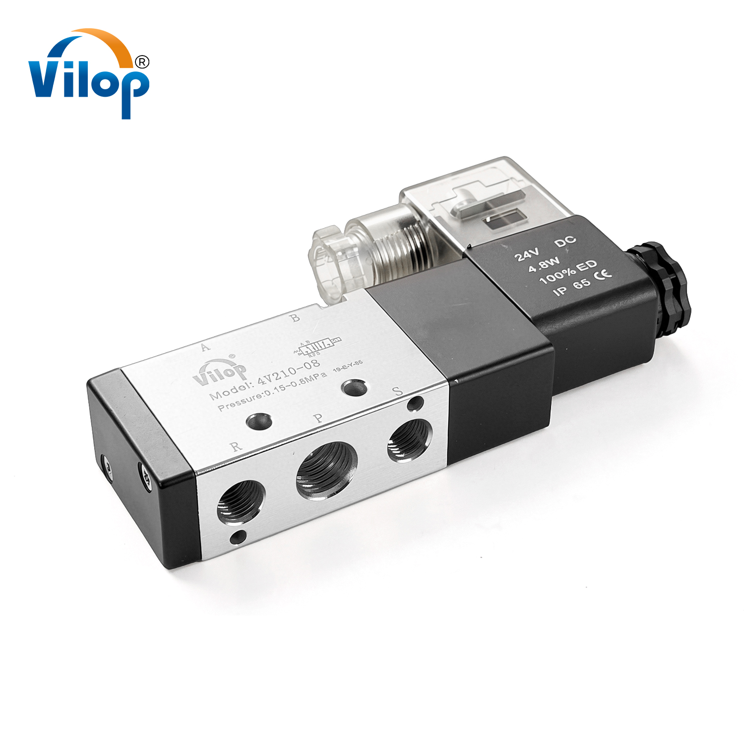 4V200 Series Solenoid Valve, Air Piloted Valve