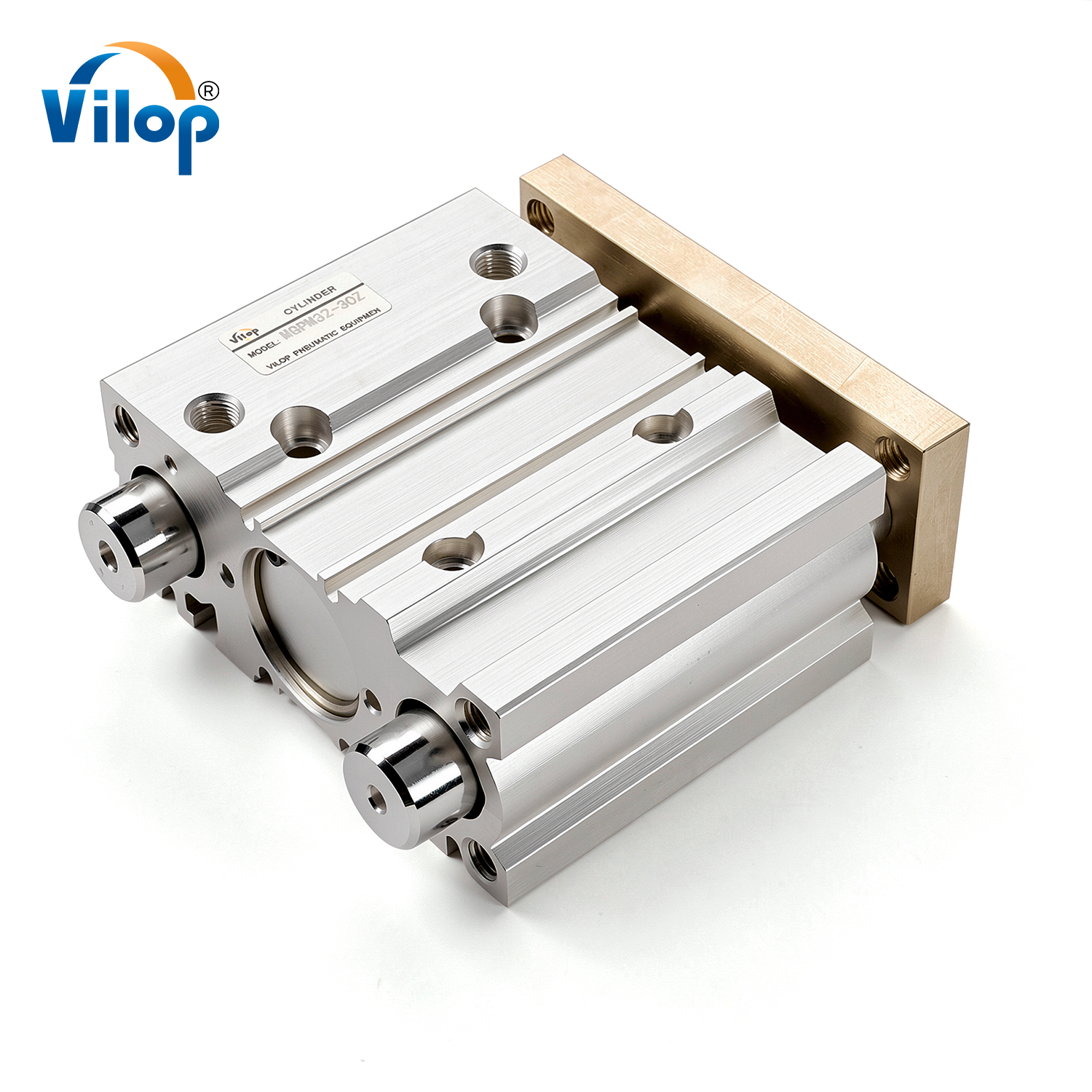 MGPM/MGPL Compact Tri-Rod Pneumatic Air Cylinder New Double-Acting Stainless Steel Industrial Part