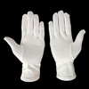 White Nylon Honor 3 Straps Butler Gloves