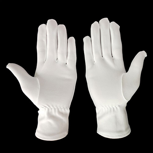 Microfiber Jewelry Gloves Silk Screen Printed