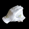 White Nylon Embroider Emblem Masonic Glove