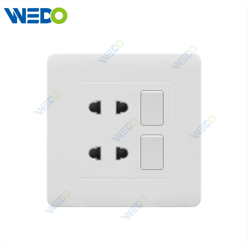 C50 Home Switches 2 G Switch 2 Pin Socket/ 2 G Swith And 2 G 2 Pin Socket White/gold/silver/brush Gold/wood/brush Silver