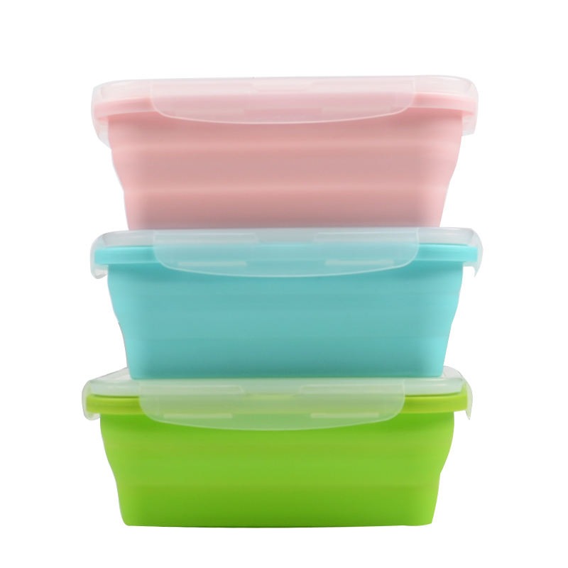 BPA 프리 접이식 실리콘 도시락 800ml 누출 방지 (1).jpg