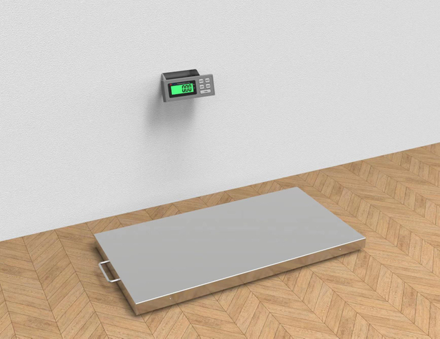 FCW-wireless animal weighing pet/vet/dog/livestock scale with stainless steel platform