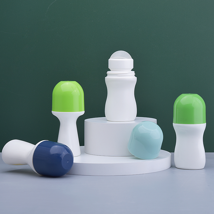 Botella enrollable portátil de tamaño pequeño de 50 ml, bola de rodillo de 35,56 mm