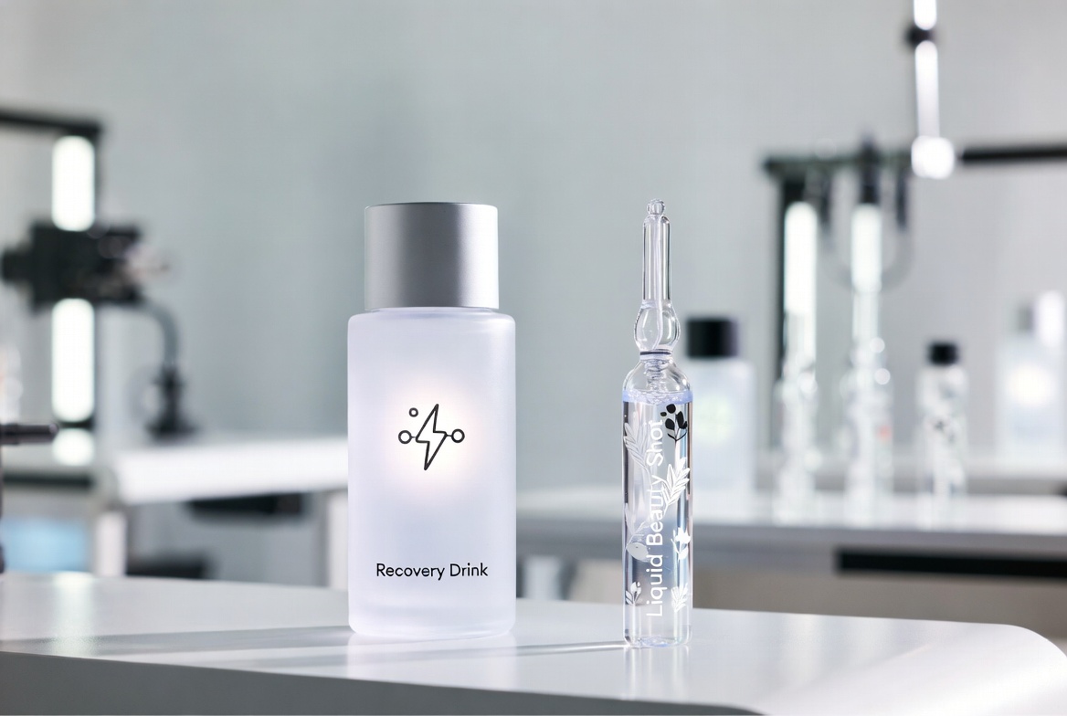 Beauty And Recovery Drink Portfolio Concept
