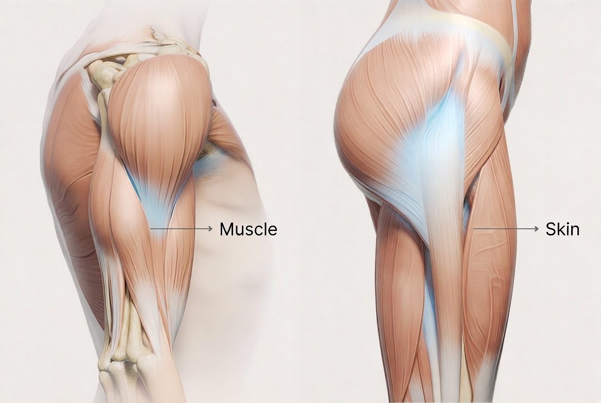 Muscle Skin Axis Concept