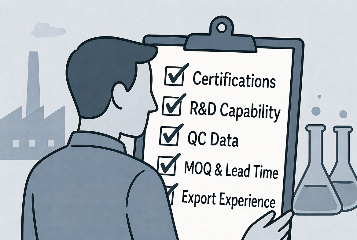 Copper Peptide Manufacturer Evaluation Checklist