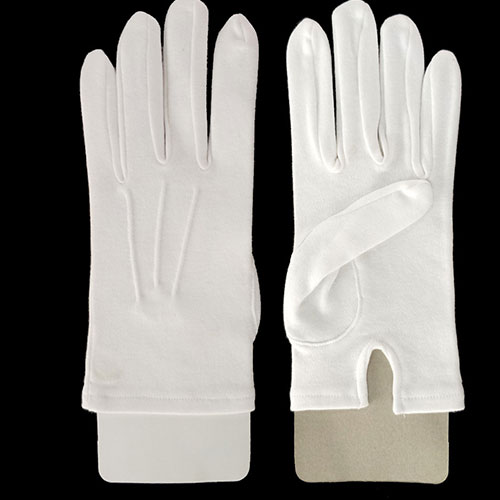  High quality white cotton Ceremony Glove