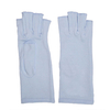 Blue Fingerless Elastic Grips Rheumatoid Arthritis Gloves