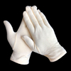 unbleached White eczema Gloves for sensitive skin