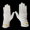 Olive Branch White Nylon Masonic Embroider Glove